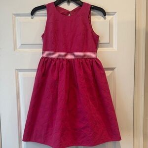 Charming Pink Sleeveless Kids Dress